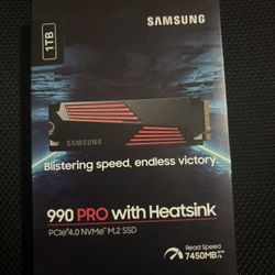 Samsung 990 PRO 1TB NVMe SSD (NEW SEALED)