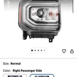 Gmc sierra 1500 headlight