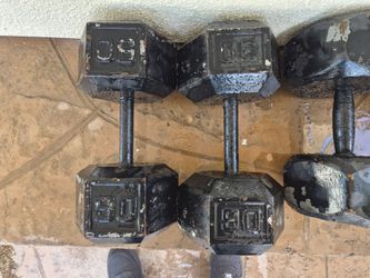 Heavy Iron Dumbbells