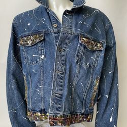 Hand Painted Denim Jacket 