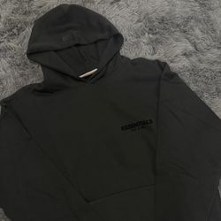 Essentials Hoodie Black Oat