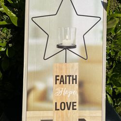 Star Candle Holder Display 