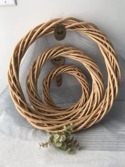 Wood Braided Wreaths