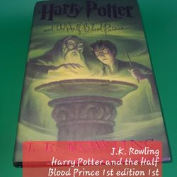 J.K. Rowling
Harry Potter and the Half Blood Prince 1st edition 1st print USED 2005 ; NEEDS GLUE