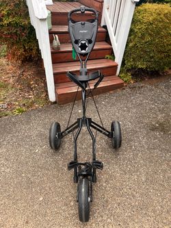 Bag Boy Express Auto Three Wheel Golf Push Cart