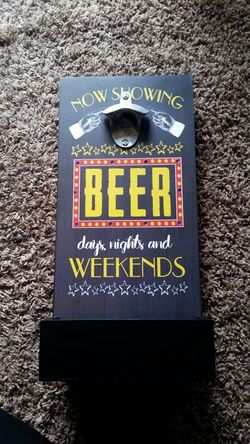 Bottle opener wall hanging *lights up!*