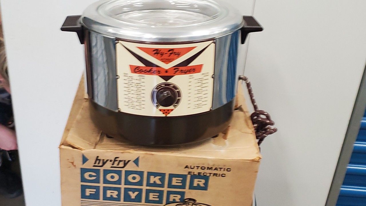 Hy Fry Cooker Fryer Vintage Never Used
