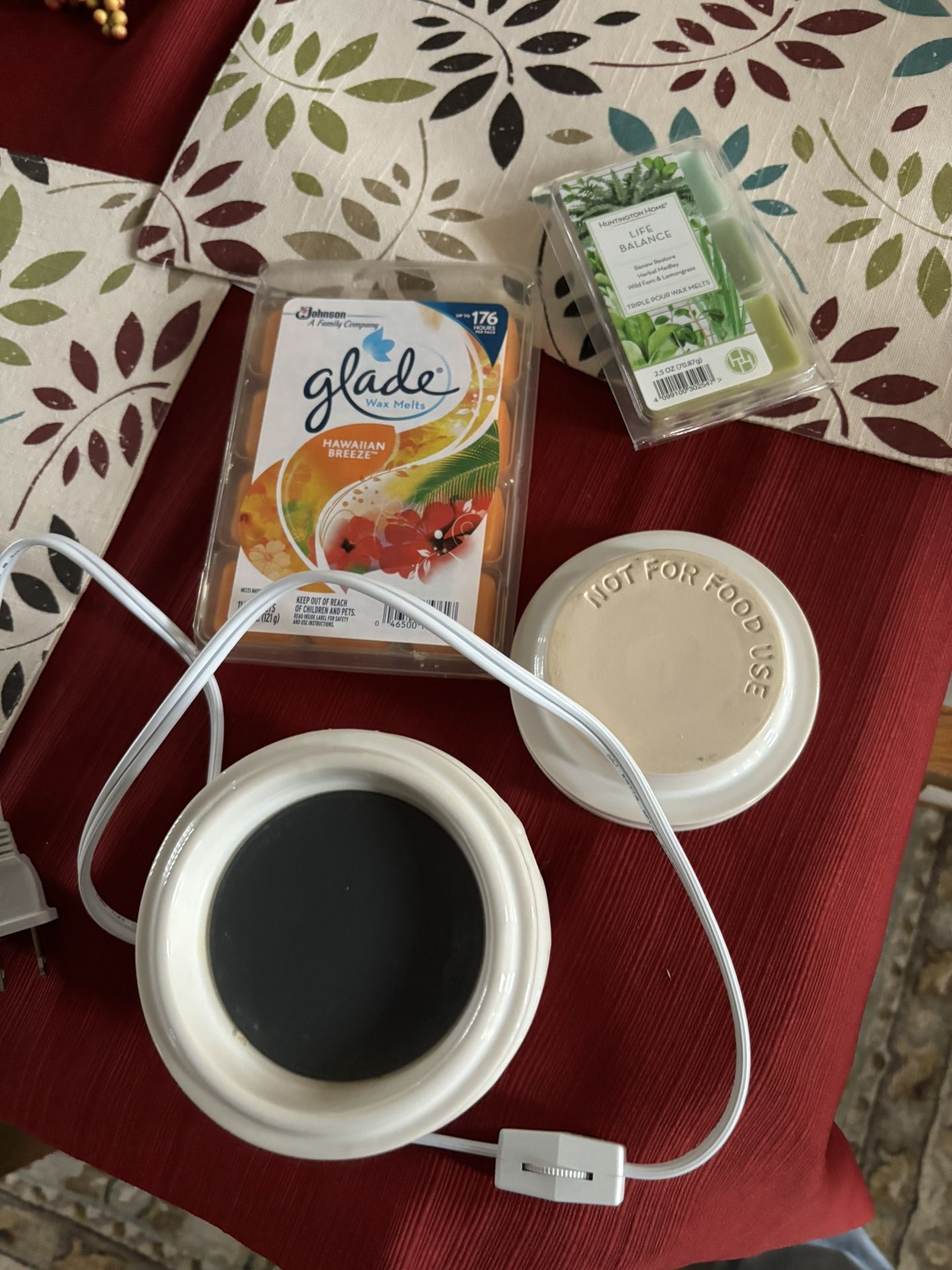 Electric Candle Warmer With Wax