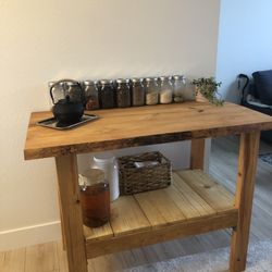 Wood Slab Island 