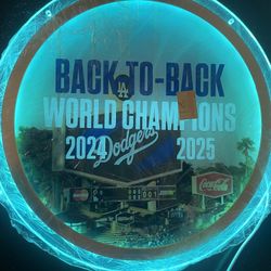 Back To Back Champions Led Sign 1:1