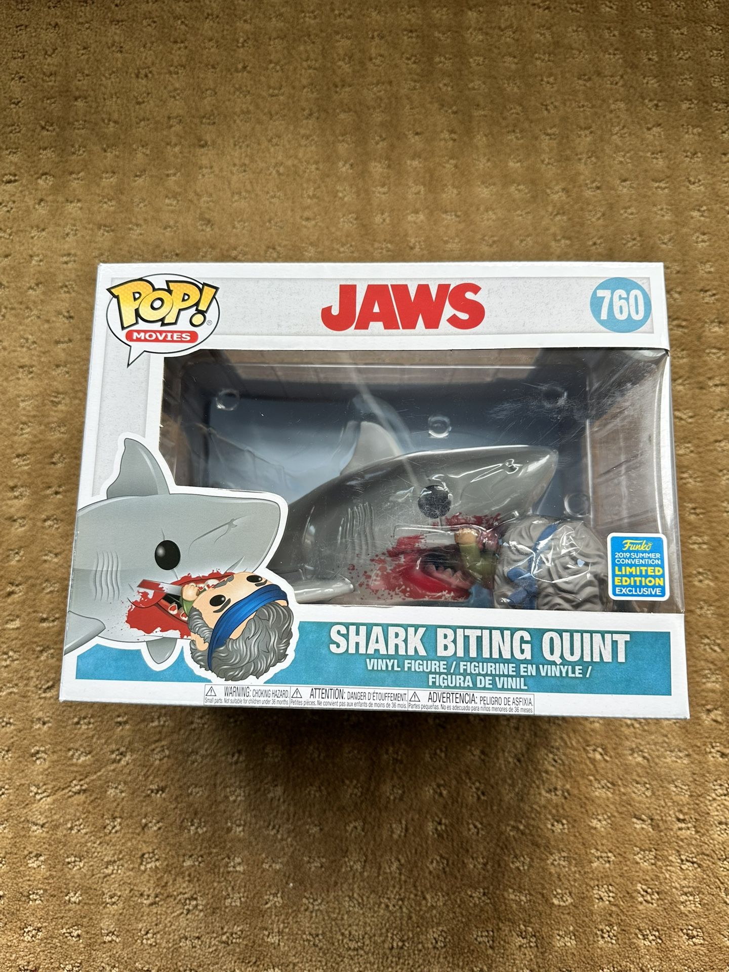 Jaws- Shark Biting Quint Funko Pop