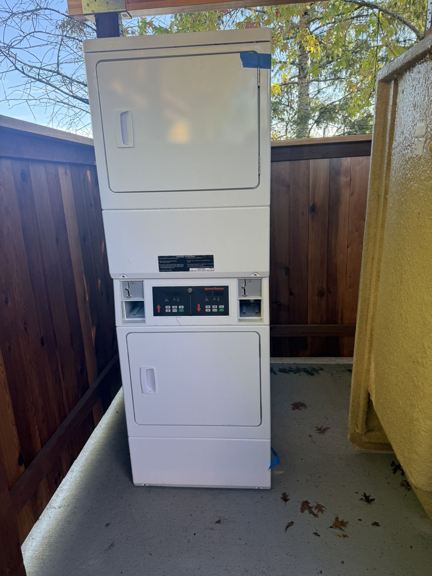 3 Sets Of 2 Dryers Stacked