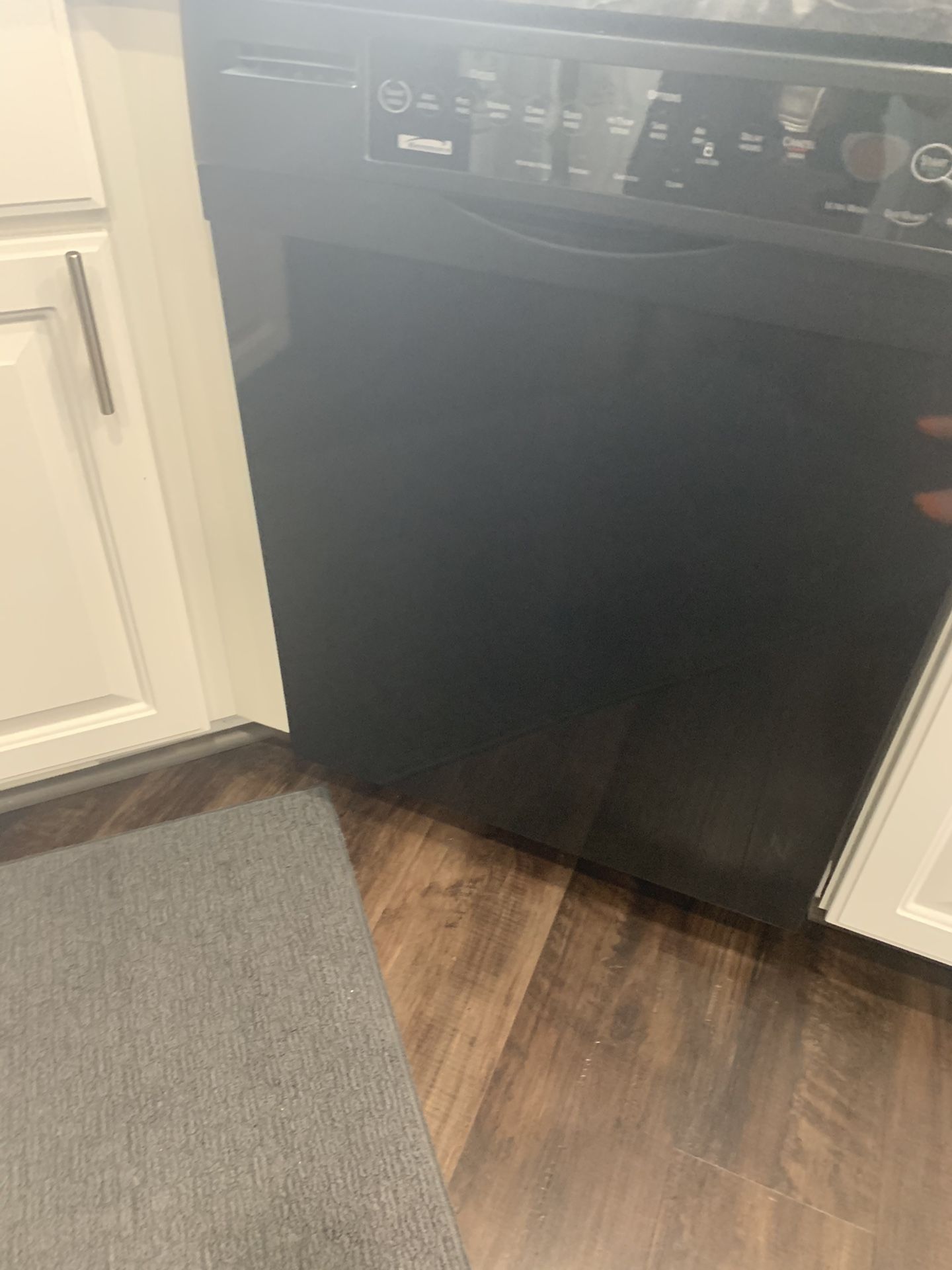 Black Kenmore dishwasher