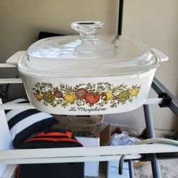 Vintage Corning Ware Casserole Dishes,  Each 