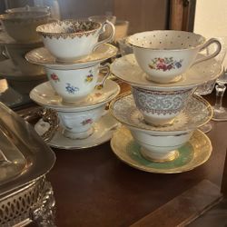 T English Tea Cup Sets