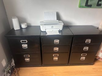 Industrial Style Storage Cabinets / File Cabinets (settle three or sold separately)
