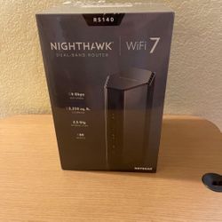 NETGEAR Nighthawk Dual-Band WiFi 7 Router (RS140)