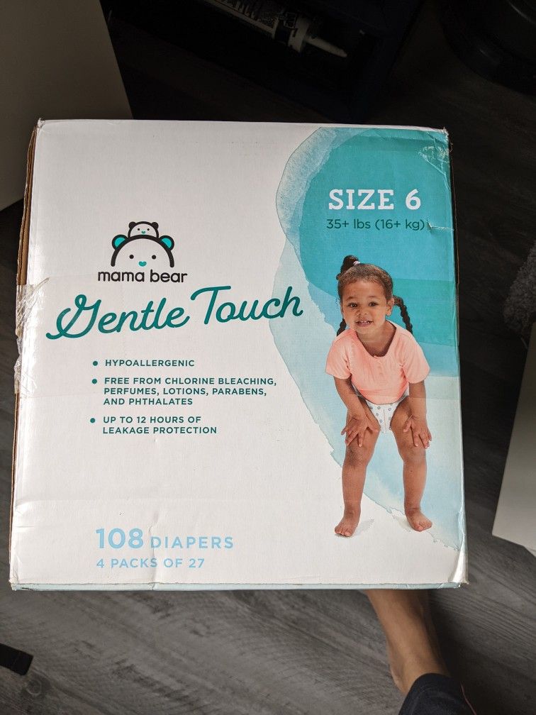 Mama Bear Size 6 Diapers 108 Count - New