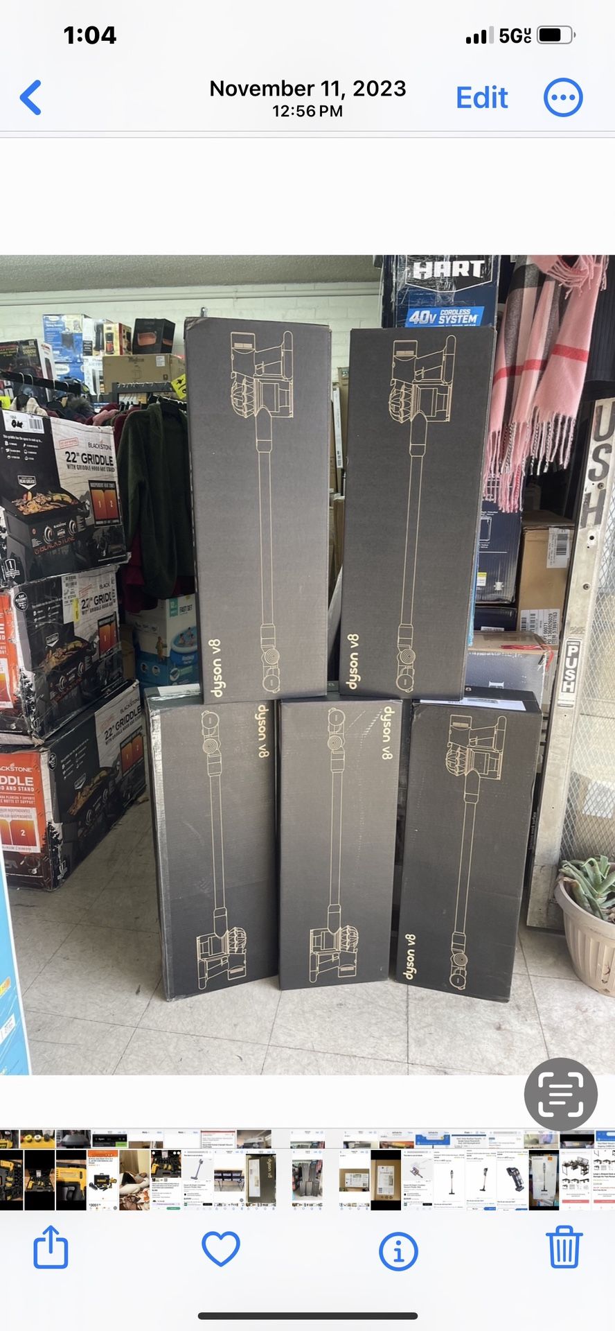 Vaccum Dyson V8 New