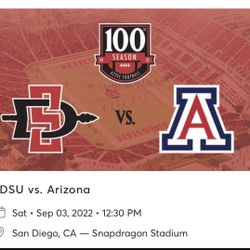 SDSU vs Arizona Tickets
