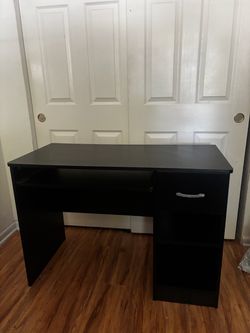 Black desk