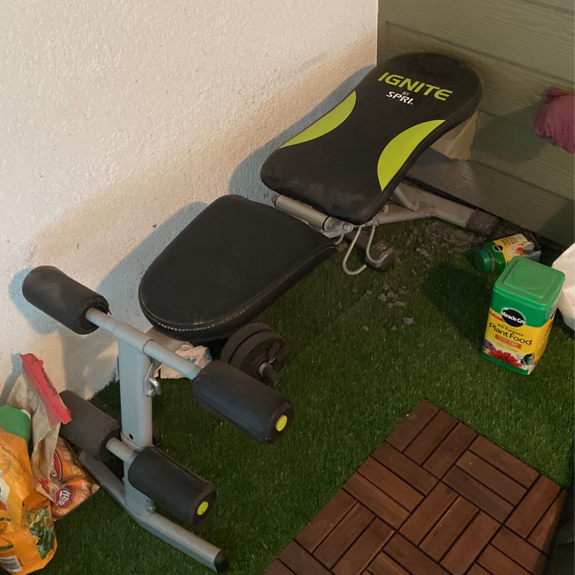 Gym bench press  table