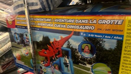 Dinosaur Cave Adventure Inflatable Water Play Set