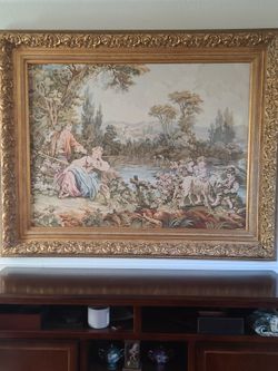 Tapestry Picture With Beautiful Frame