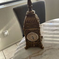 Antique Clock W/ Storage Space