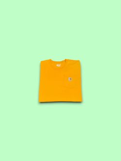 Carhartt loose fit pocket t-shirt yellow mens XL Tall