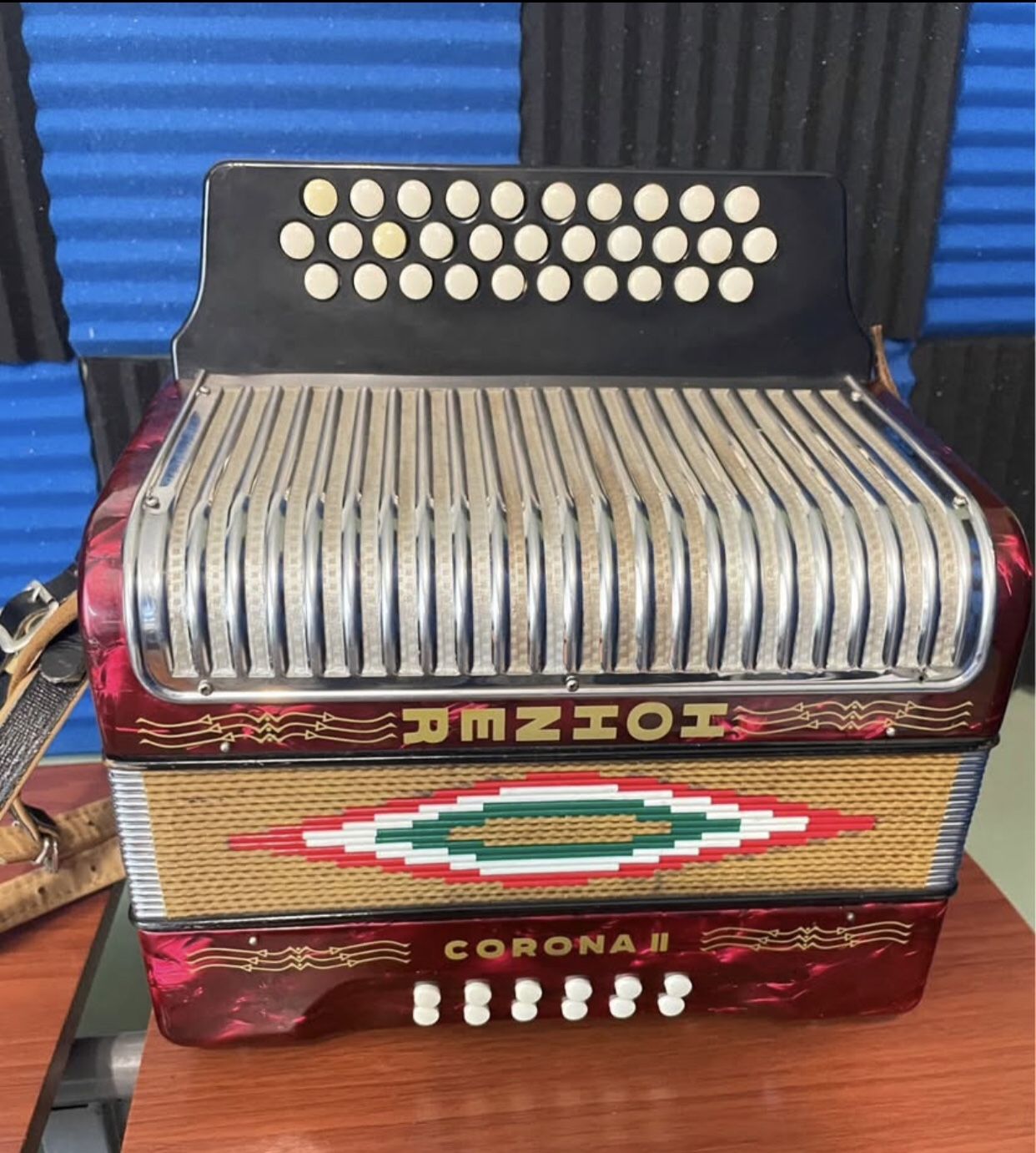 Acordeon Hohner Corona 2 Tono De Sol