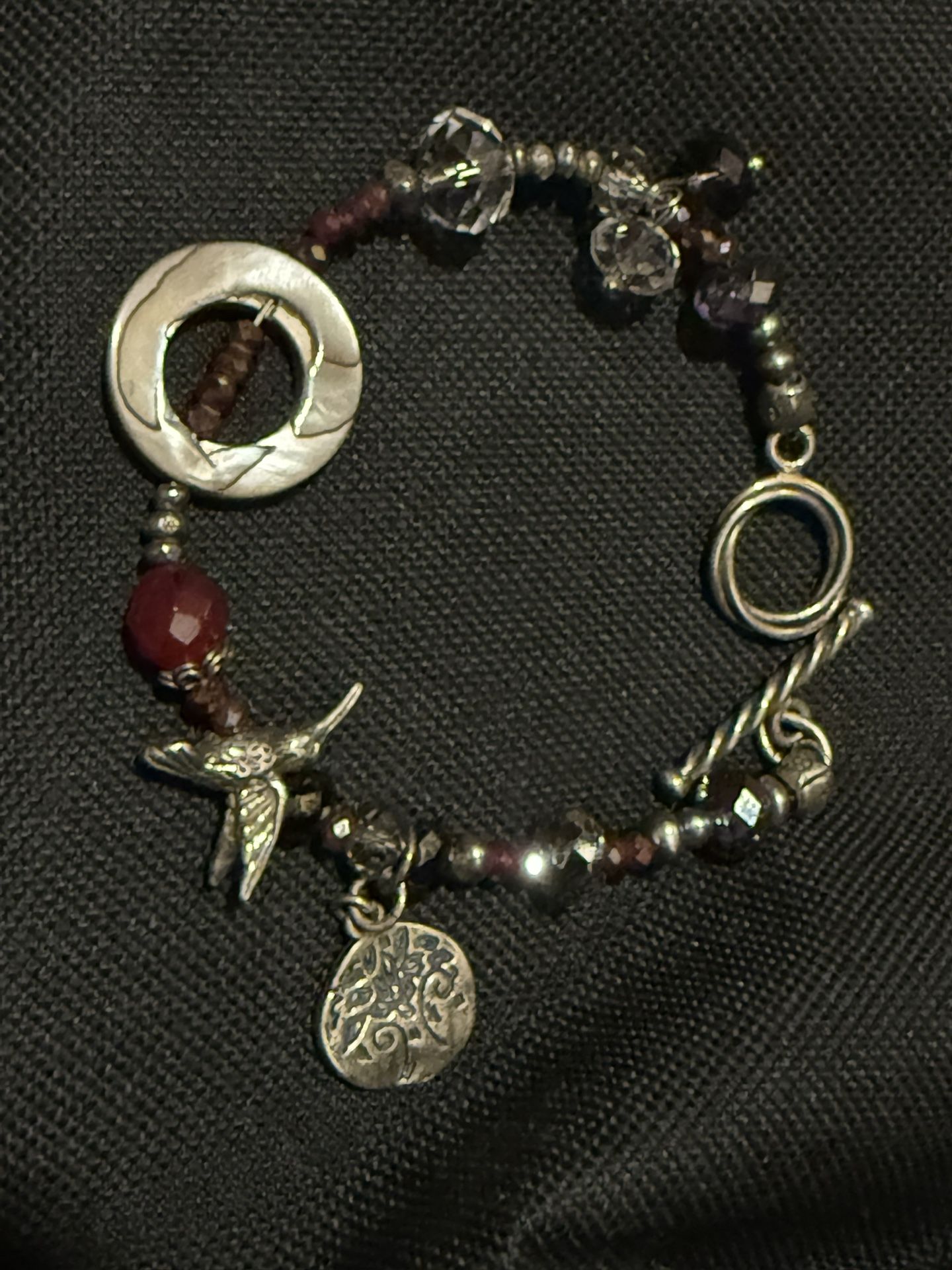 Sterling Silver Bracelet Beaded