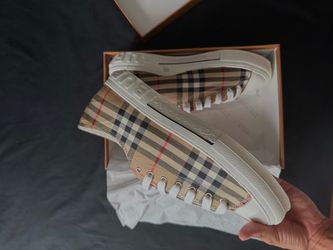 Burberry Vintage Check Low-Top Sneakers