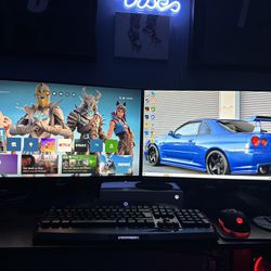 Cyberpower Pc With 4k Monitor And Keyboard/Mouse