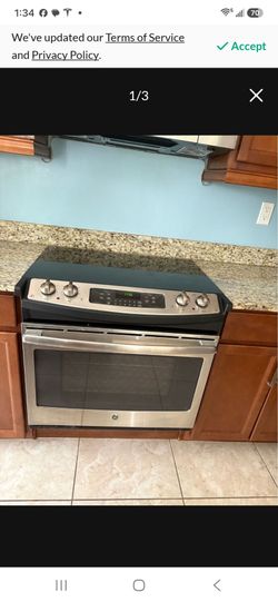 GE oven and stove top