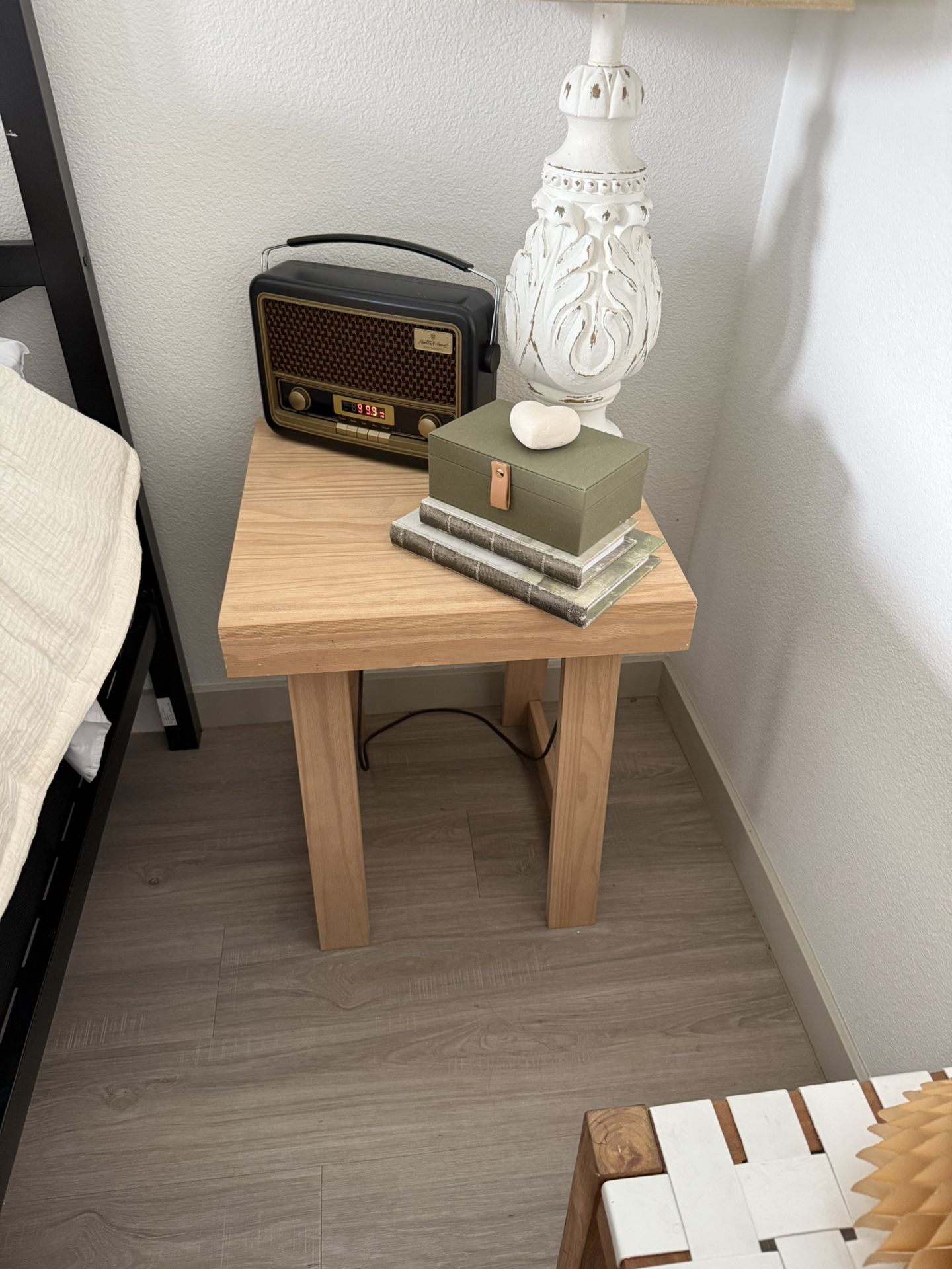 2 End Tables New Lite Wood