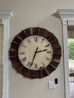 Large 37”x37” Wall Clock