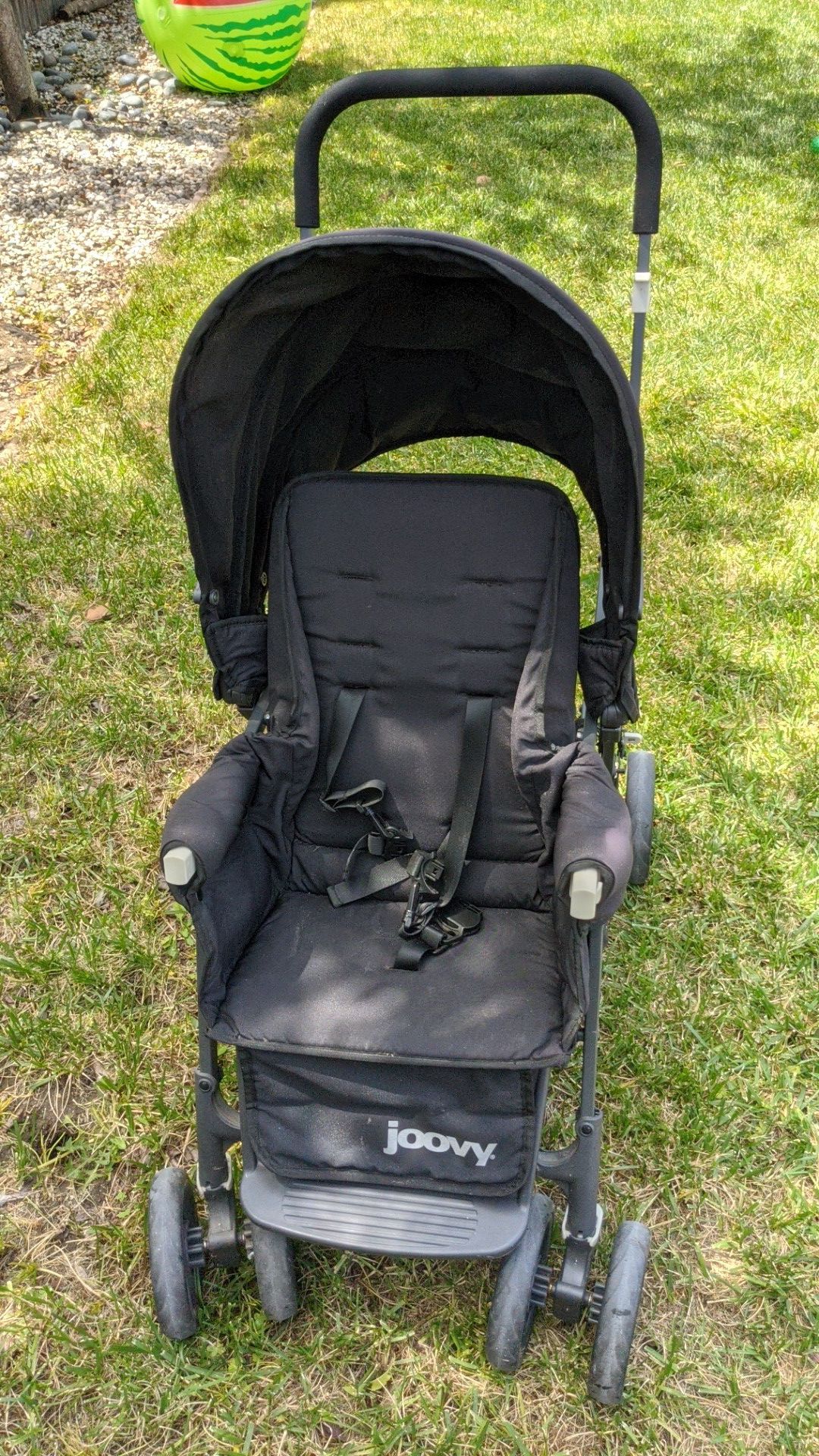 Double kid stroller