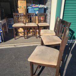DARK CHOCOLATE WOOD FAMILY DINETTE