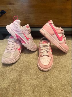 Nike Dunk Low/ Nike VR5 Triple Pink Little Kid