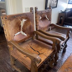 *FREE* Two Solid wood chairs