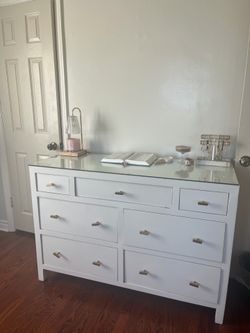 White Wooden Dresser