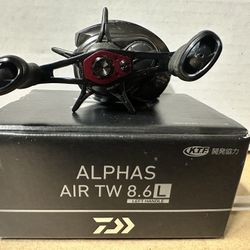 DAIWA  ALPHAS AIR TW 8.6L Baitcasting Reel  
