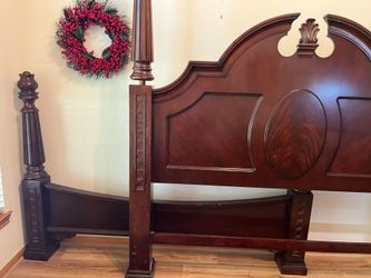 Heavy Dark King Headboard/Footboard