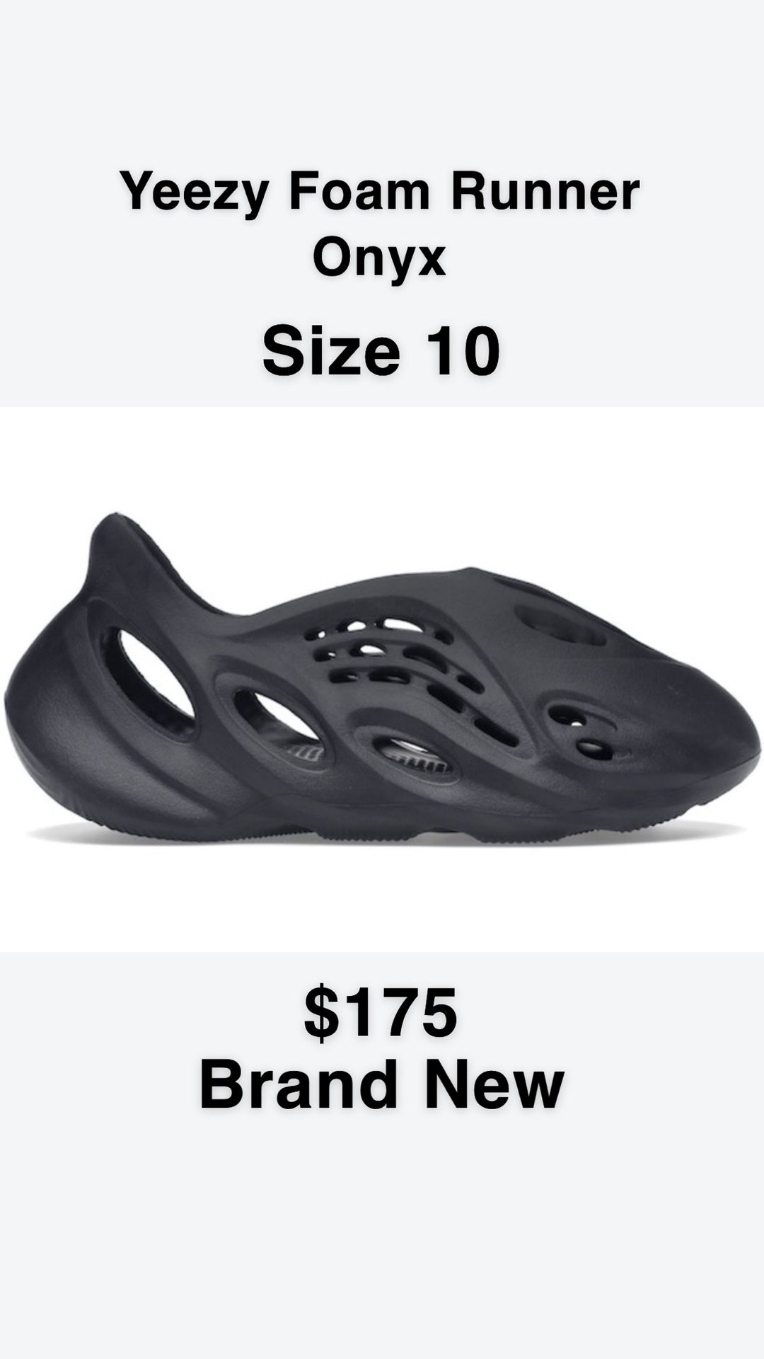 Yeezy Foam Runner Onyx