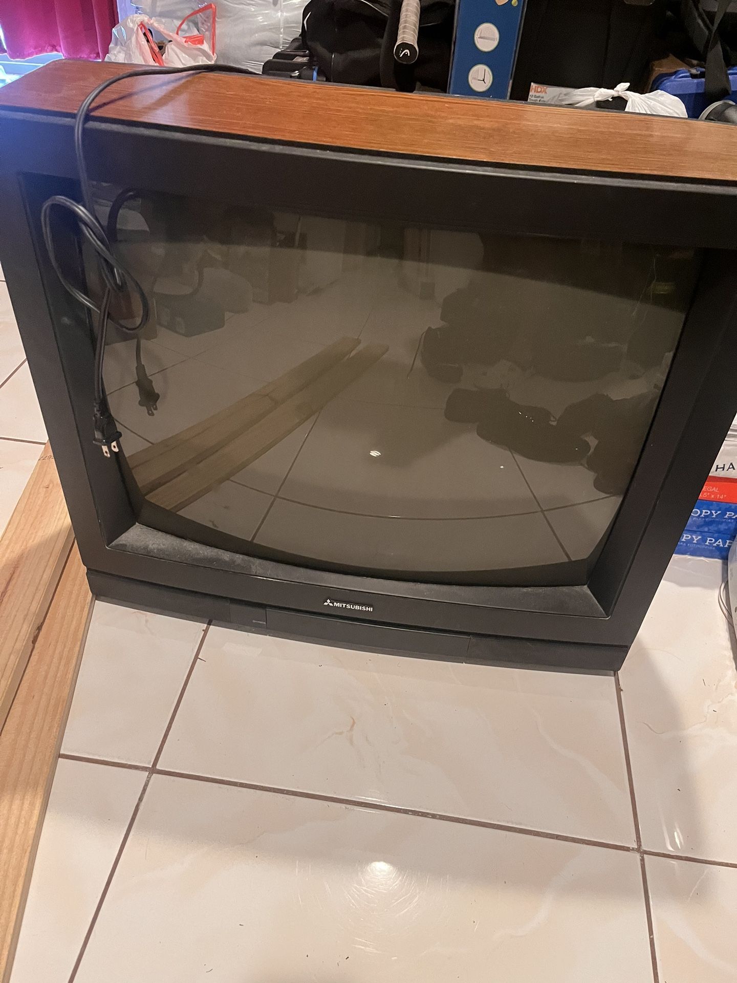CRT TV Working Old Tube TV