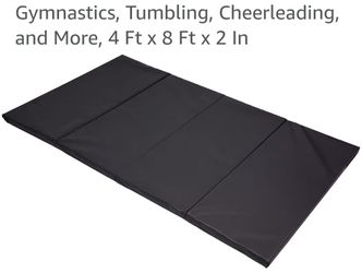 Gymnastics, Tumbling, Cheerleading, and More, 4 Ft x 8 Ft x 2 In