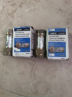 2 New Dual Check Valve