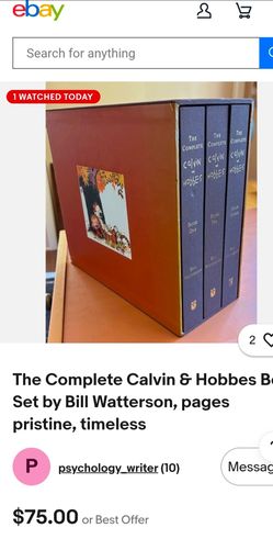 Set The Calvin and Hobbes Book.