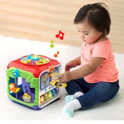 VTech Sort and Discover Activity Cube , Red